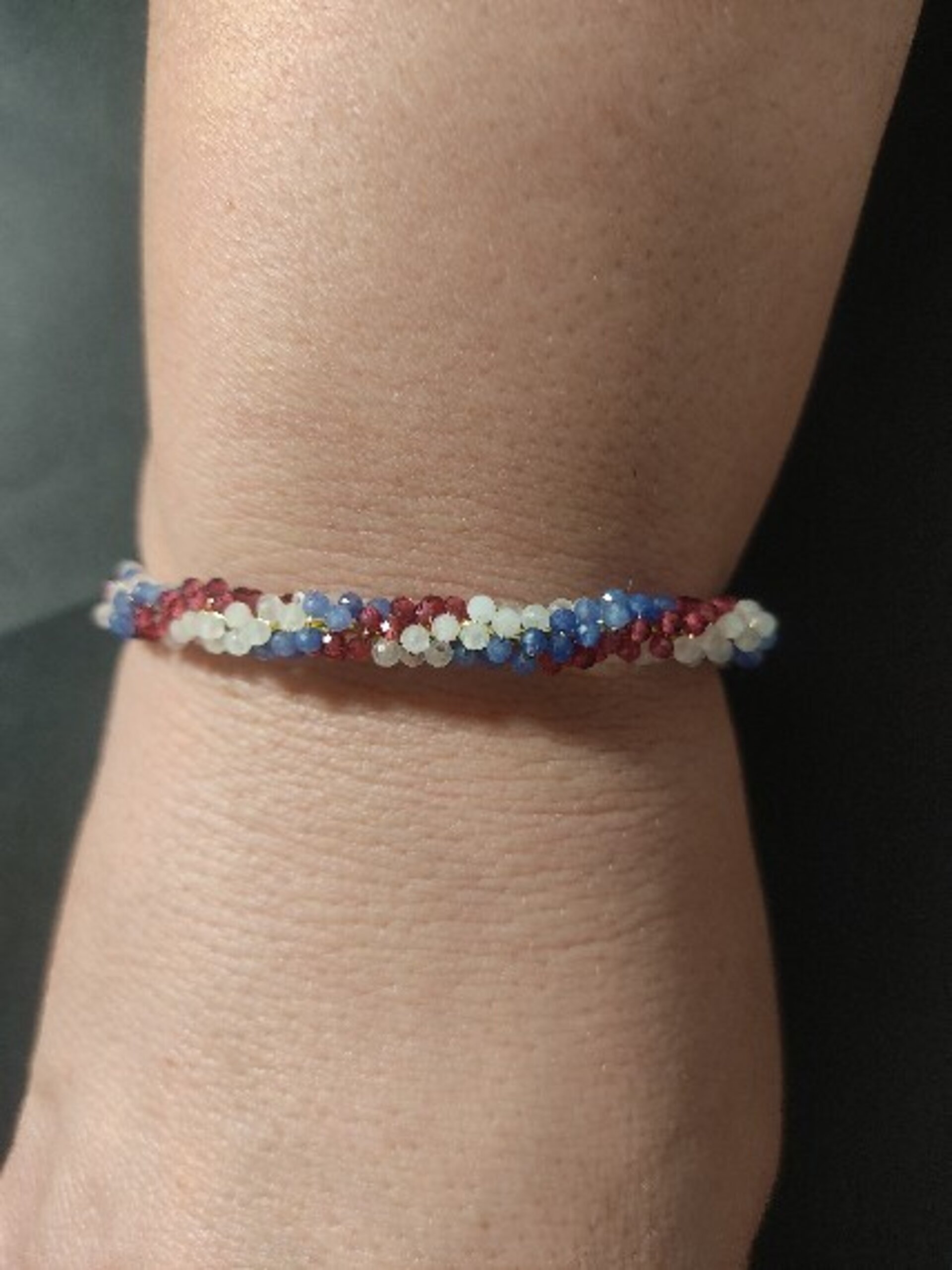 Pulsera cuentas de Cristal colores - 2