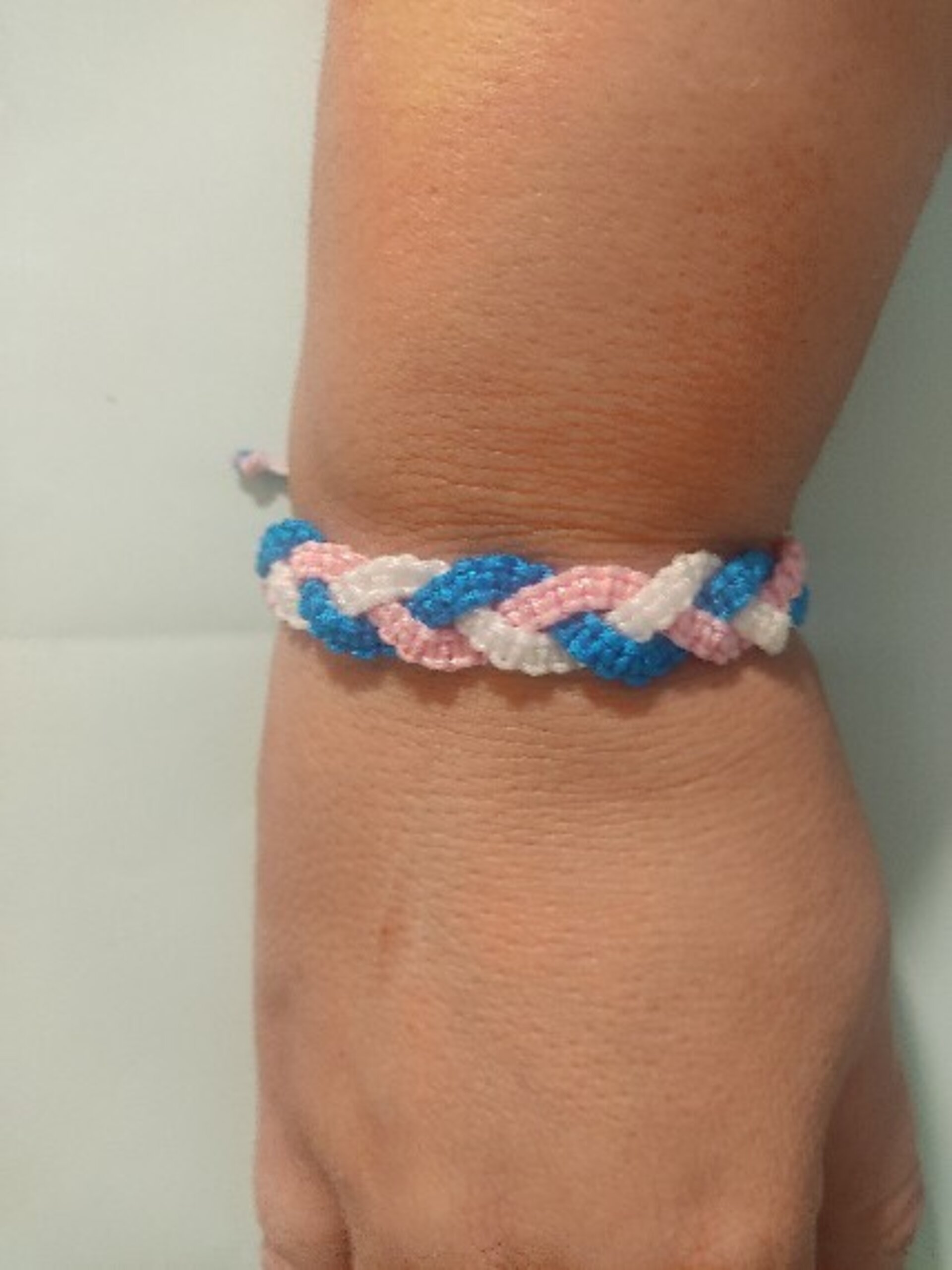 Pulsera de trenza hilo diferentres colores - 2