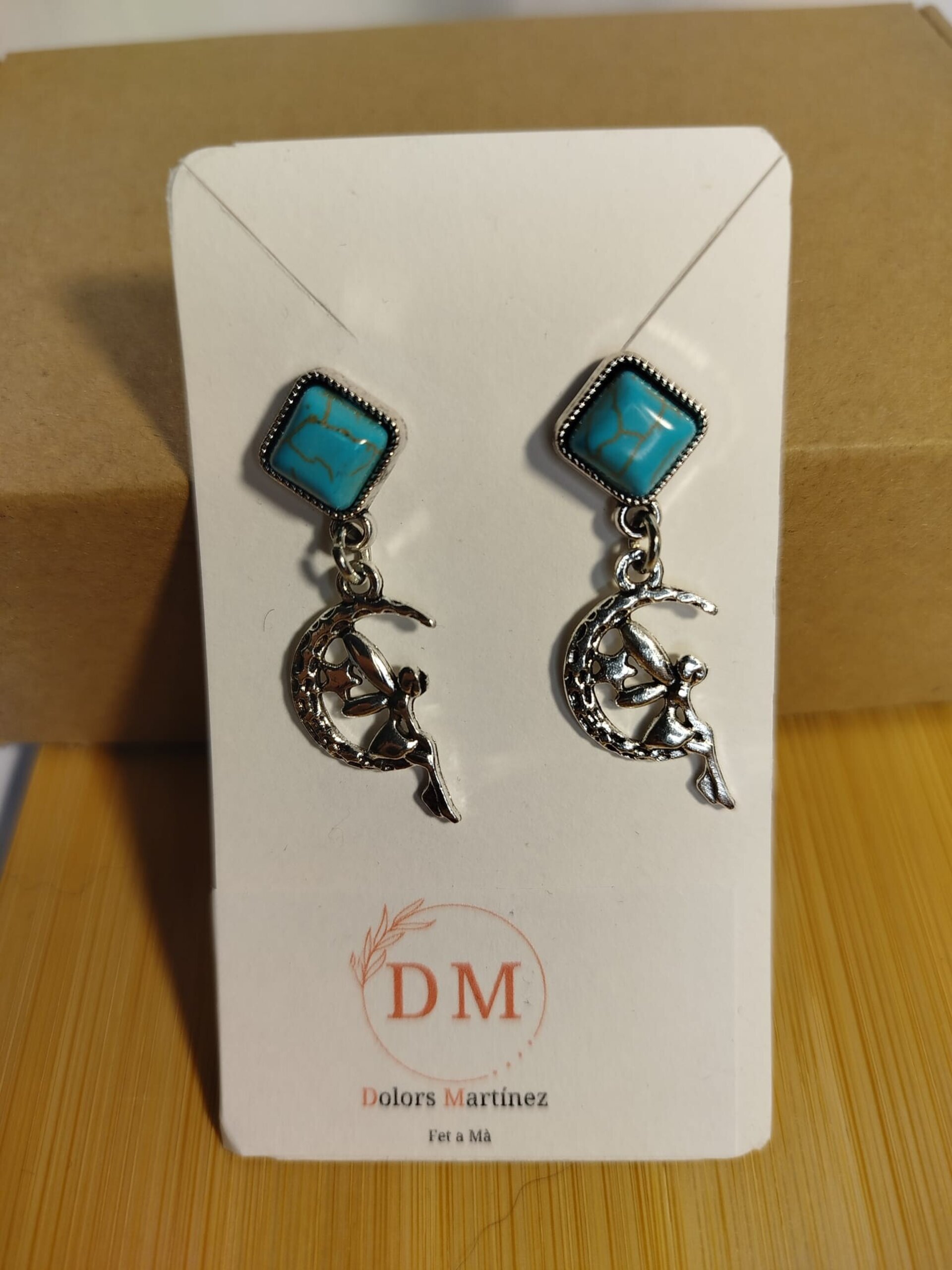 Pendientes Hada con piedra Turquesa - 5
