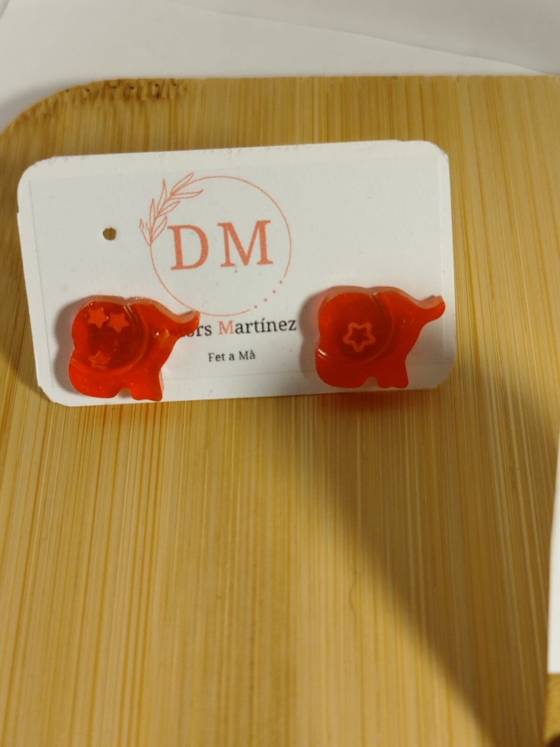Pendientes pequeños resina con formas varias - 4