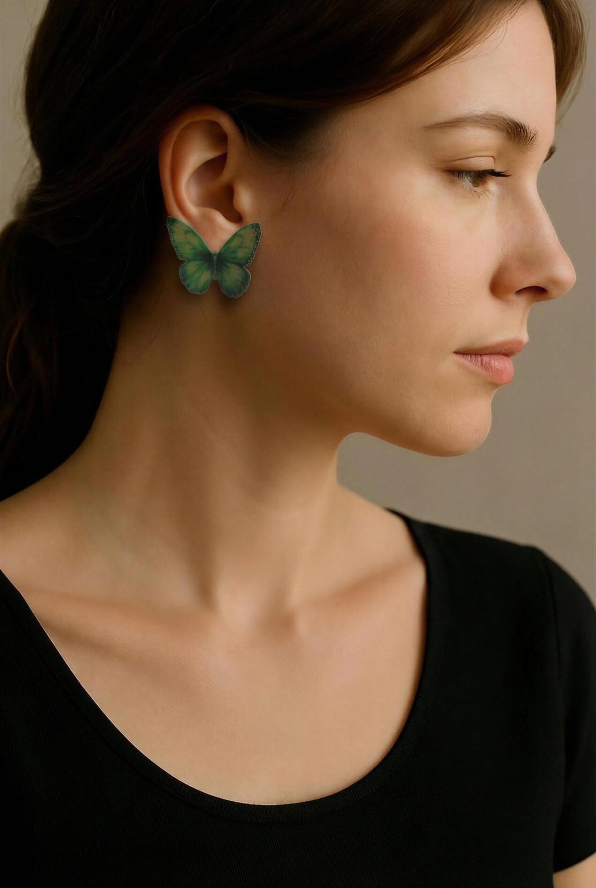 Conjunto mariposa verde - 2