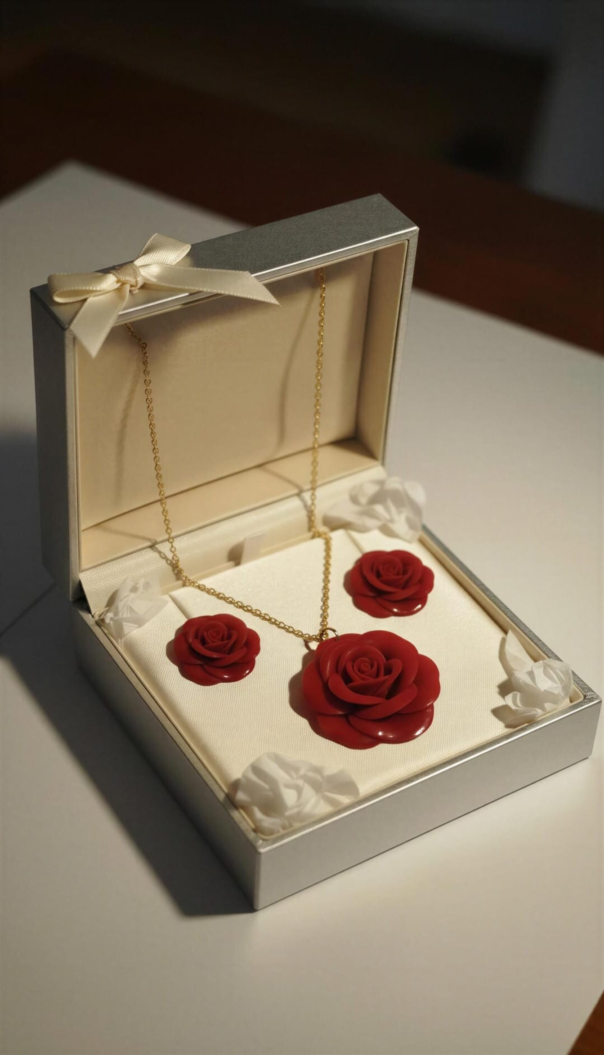 Conjunto Rosas Roja - 4