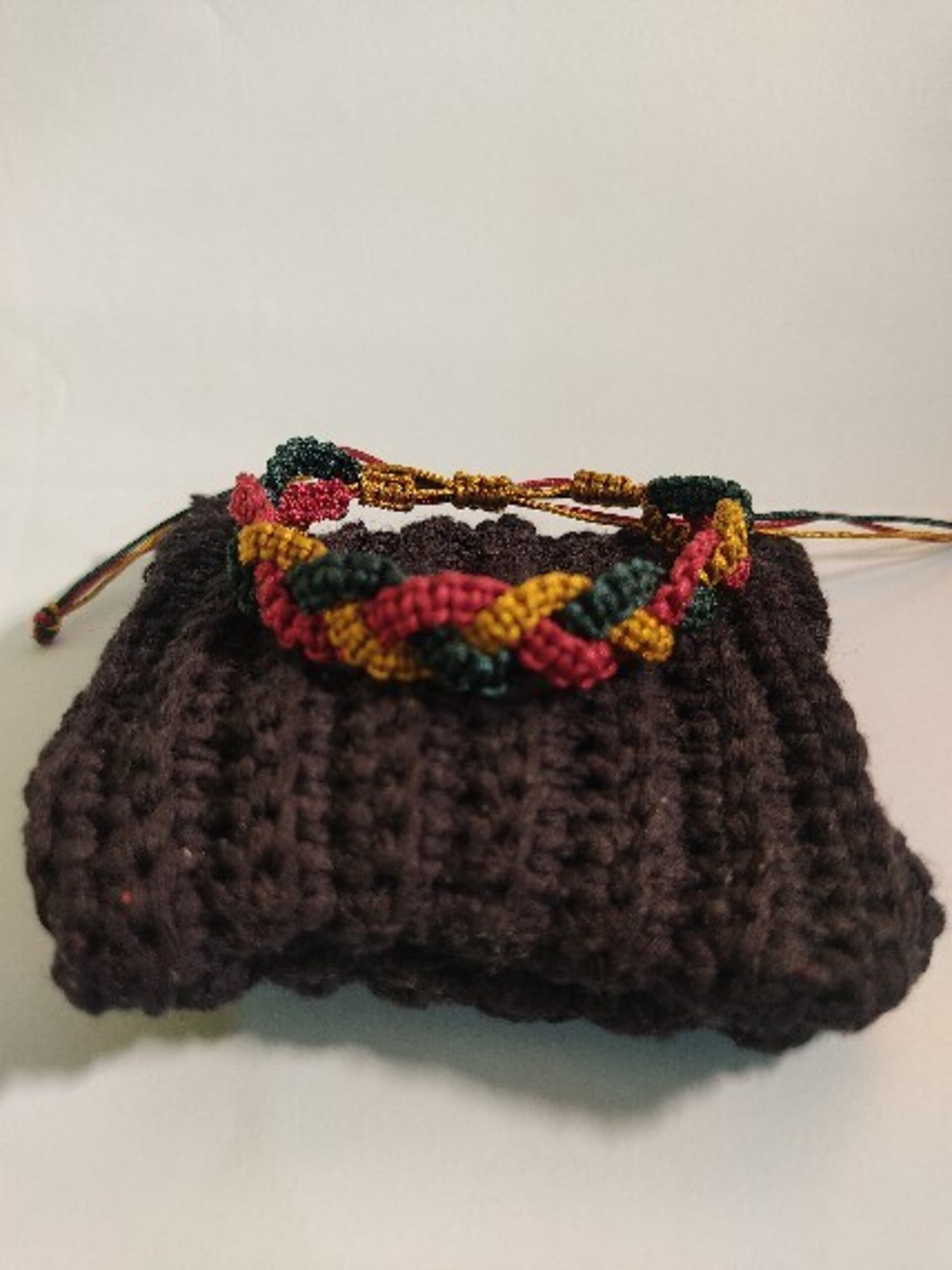Pulsera de trenza hilo diferentres colores - 3
