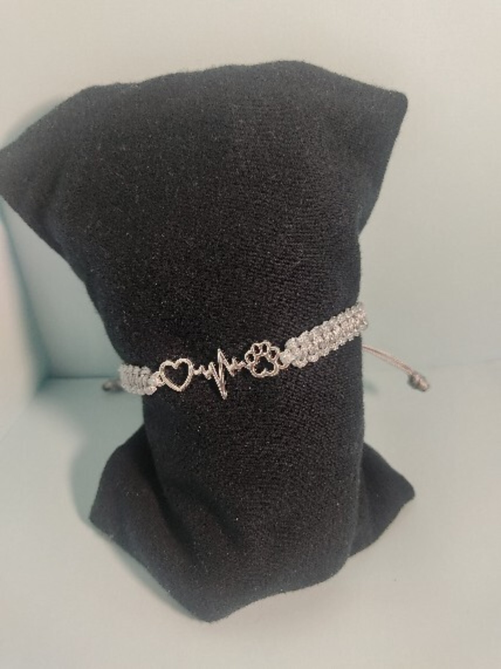 Pulsera con dije de huella y electro - 2