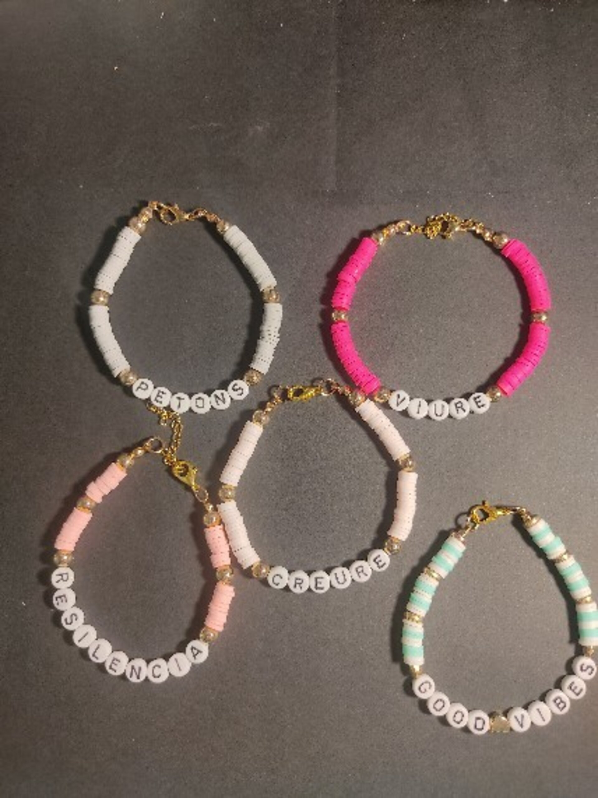 Pulsera con palabras inspiradoras - 5