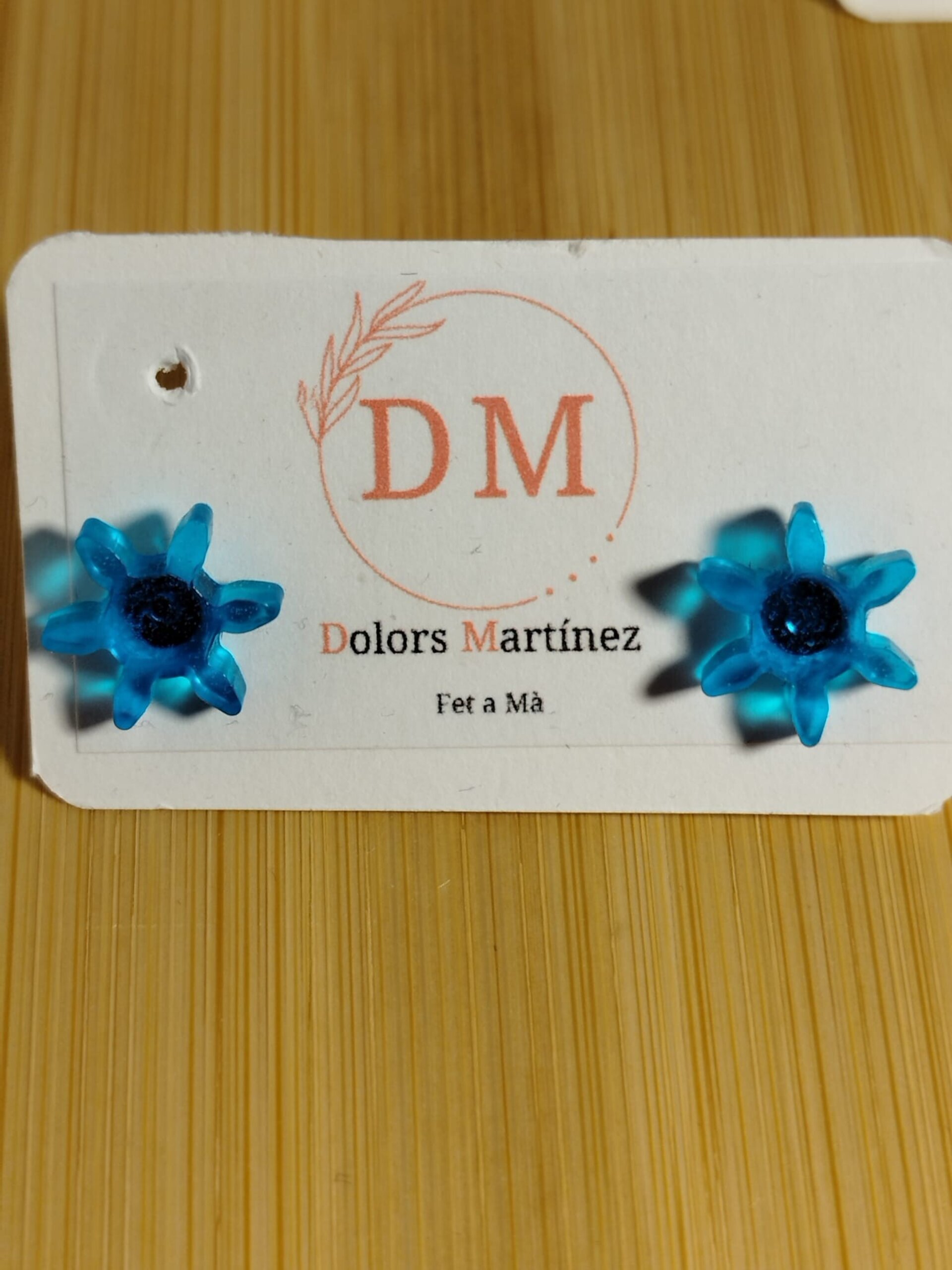 Pendientes pequeños resina con formas varias - 5
