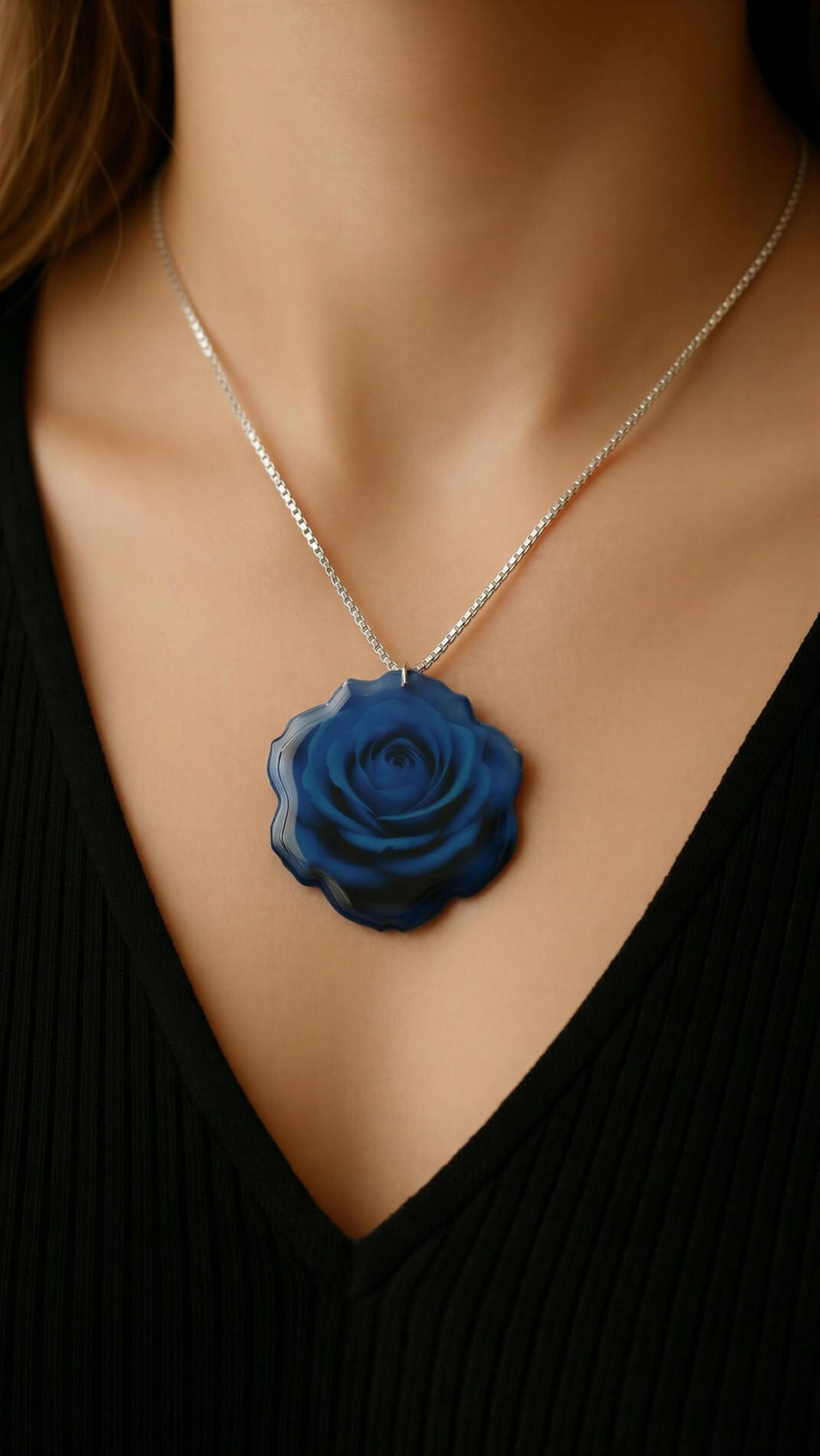 Rosas de color azul - 6